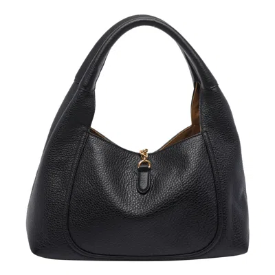 Gucci Women Softbit Leather Shoulder Bag In Black