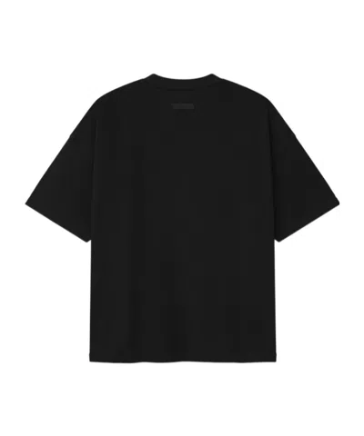 Essentials Black Holiday Ponte 90s T-shirt In Black