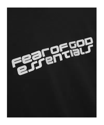 Essentials Black Holiday Ponte 90s T-shirt In Black