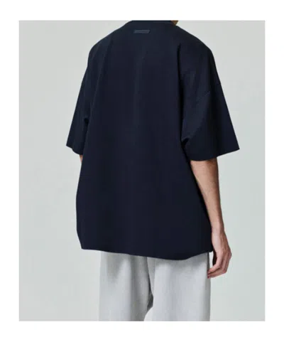 Essentials Black Holiday Ponte 90s T-shirt In Black