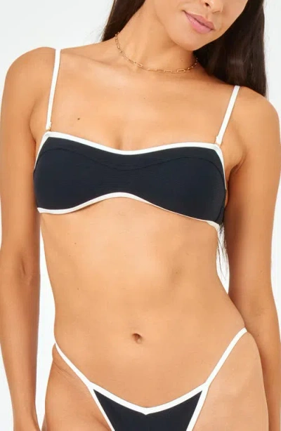 L*space Lspace Elle Bitsy Bikini Bottoms In Black