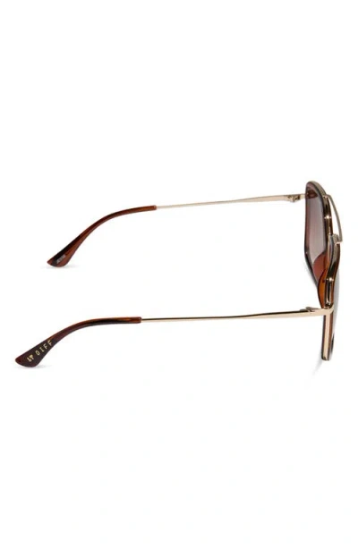 Diff Jesse Navigator Sunglasses In Brown