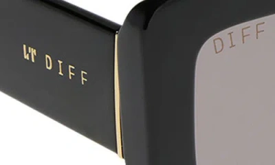 Diff Katie 52mm Gradient Rectangle Sunglasses In Brown
