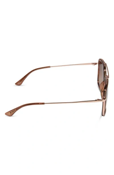 Diff Jesse Navigator Sunglasses In Brown