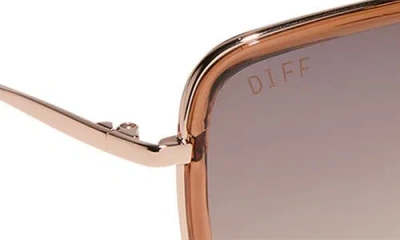 Diff Jesse Navigator Sunglasses In Brown