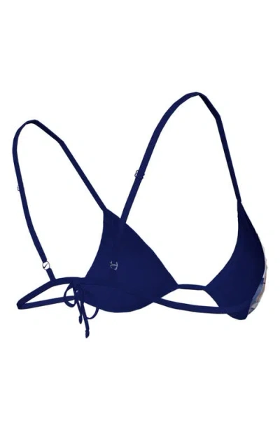 Nike Triangle Bikini Swim Top In Multi