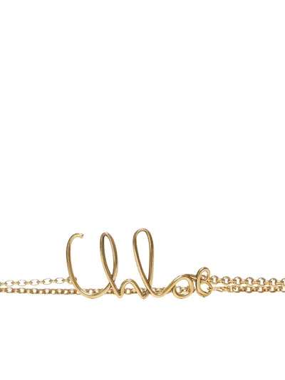 Chloé Iconic Chain Belt In Gold