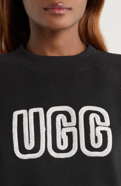 Ugg Logo Sweatshirt In Black
