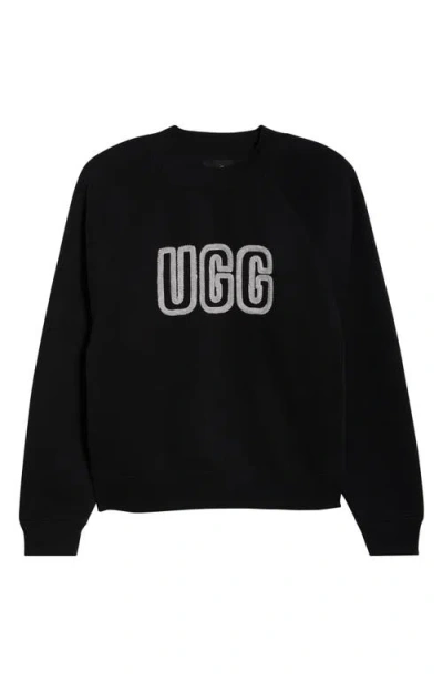 Ugg Logo Sweatshirt In Black
