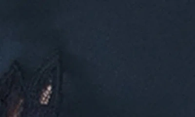 Reformation Womens Black Fern Lace-hem Satin Shorts In Multi