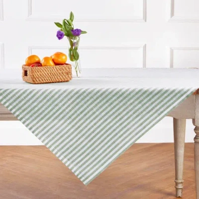 Solino Home Linen Table Throw In Green