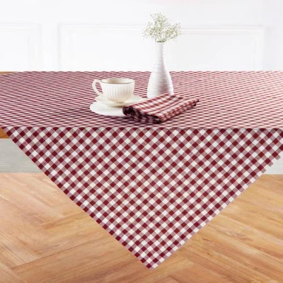 Solino Home Linen Table Throw In Red