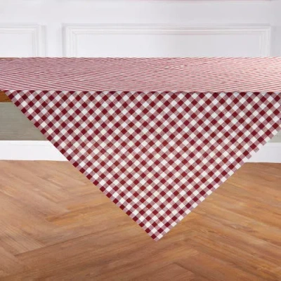 Solino Home Linen Table Throw In Red