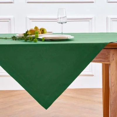Solino Home Linen Table Throw In Green