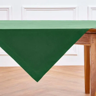Solino Home Linen Table Throw In Green
