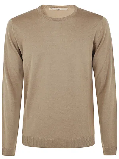 Nuur Round Neck Pullover In Brown