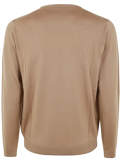 Nuur Round Neck Pullover In Brown