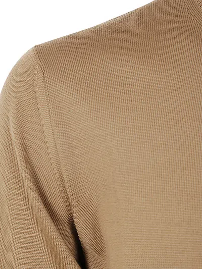 Nuur Round Neck Pullover In Brown