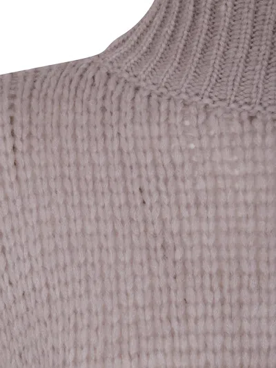 Nuur Turtle Neck Sweater In Brown