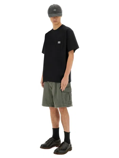 Obey Established Works Eyes Pocket Tee Ss In Black