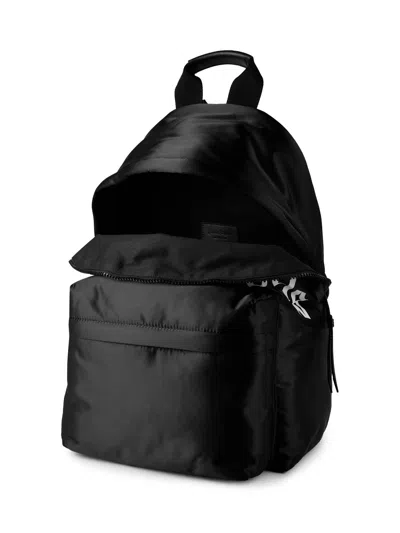 Palm Angels Curved Logo Backpack In Black