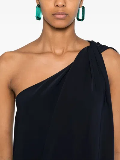 P.a.r.o.s.h Parosh Cady Midi Dress In Black