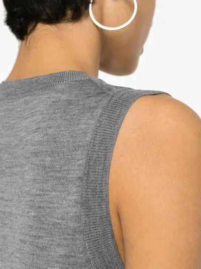 P.a.r.o.s.h Parosh Sleeveless Crew Neck Sweater In Multi