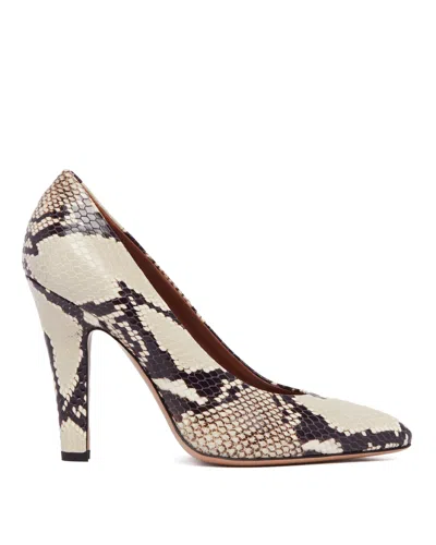 Paris Texas Elsa 100 Python-effect Leather Pumps In Multi