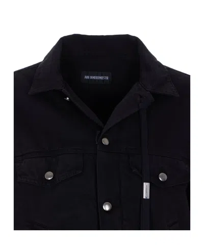 Ann Demeulemeester Single-breasted Long-sleeved Shirt In Black