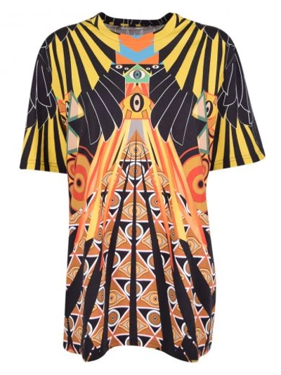 Shop Givenchy Crazy Cleopatra Print T-shirt In Multicolor