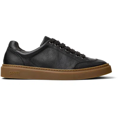 Camper Twentyfive Leather Sneakers In Black