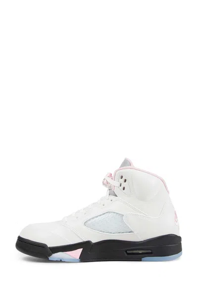 Nike Air Jordan 5 Retro Medium Soft Pink Sneakers In White