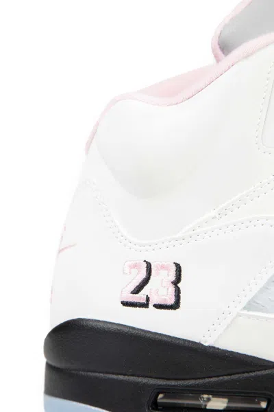 Nike Air Jordan 5 Retro Medium Soft Pink Sneakers In White