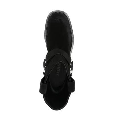 3juin Suede Calf Leather Steve Boots In Black