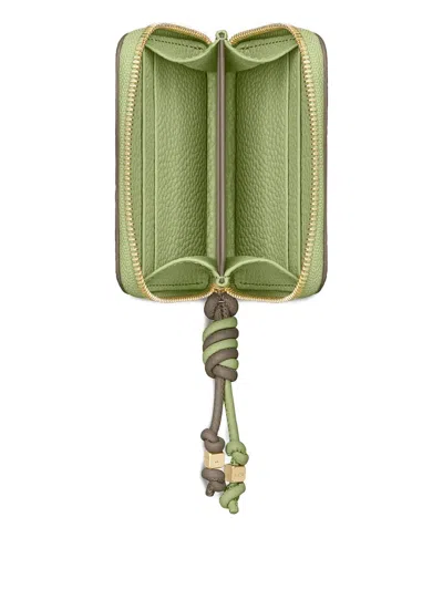 Maison De Sabre Zipped Cuboidal Small Wallet In Neutral