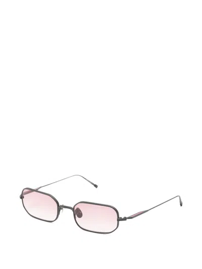 Matsuda Rectangle Gradient Sunglasses In Black