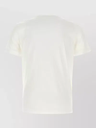 Prada Cotton Crew-neck T-shirt In White