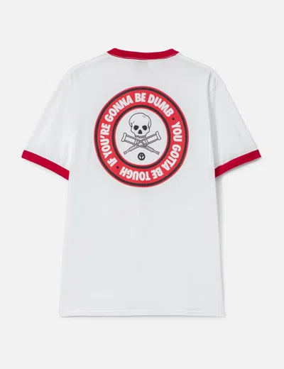 Babylon Jackass X  Ringer Tee In White