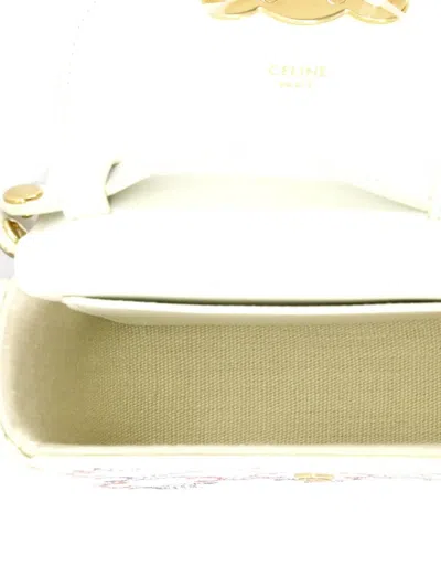 Pre-owned Celine Triomphe Triomphe Coated Canvas Mini Shoulder Bag In Multi