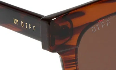 Diff 56mm Makay Square Sunglasses In Brown
