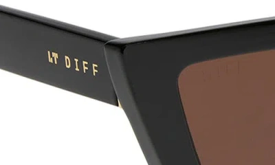 Diff Winona Square Sunglasses In Black