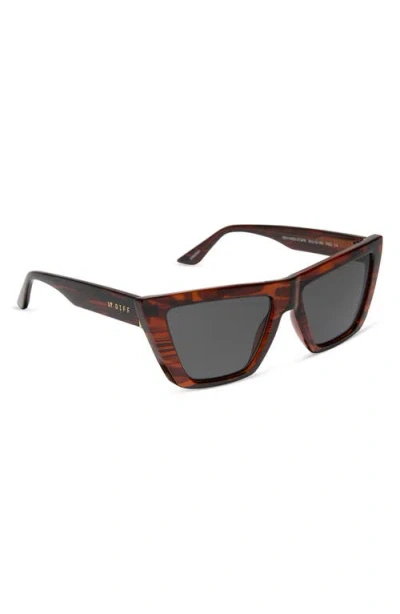 Diff Winona Square Sunglasses In Brown