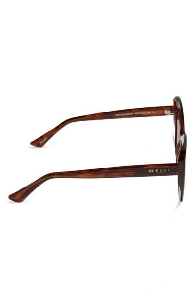 Diff 52mm Melody Sunglasses In Brown