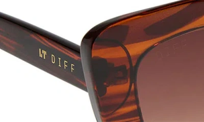 Diff 52mm Melody Sunglasses In Brown