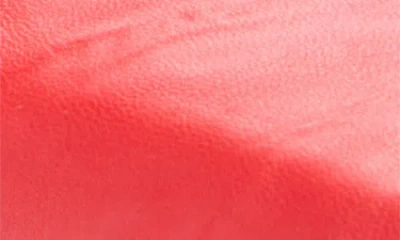 Givenchy Sliced Square Ballerinas In Textured-effect Leather In Red