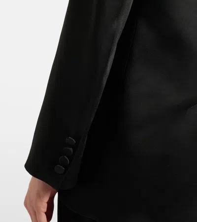 Max Mara Button Single-breasted Blazer In Black