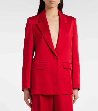 Max Mara Single Breasted Blazer In Brown