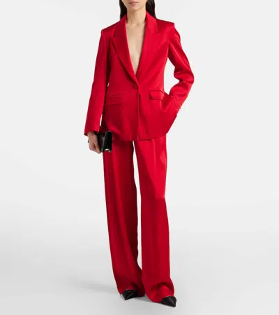 Max Mara Single Breasted Blazer In Brown
