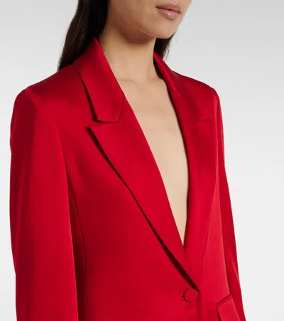 Max Mara Single Breasted Blazer In Brown