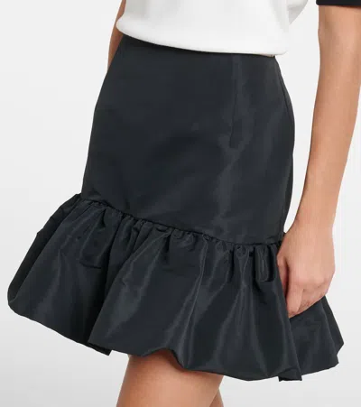 Nina Ricci Midi Skirt Featuring Ruffled Hem Detail In Black